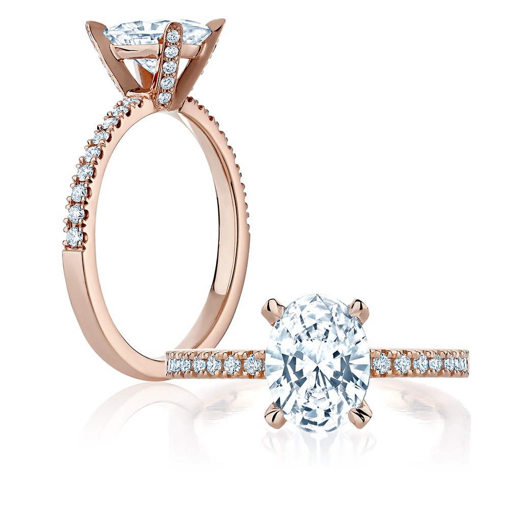 Oval Diamond ring Solitaire - Philippe & Co. :: Discover Canada's most ...